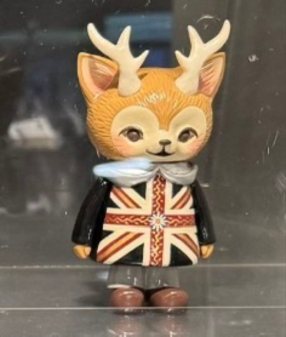 MORRIS ユニオンジャック ひなたかほり モリス ソフビ つのねこ ワンオフ