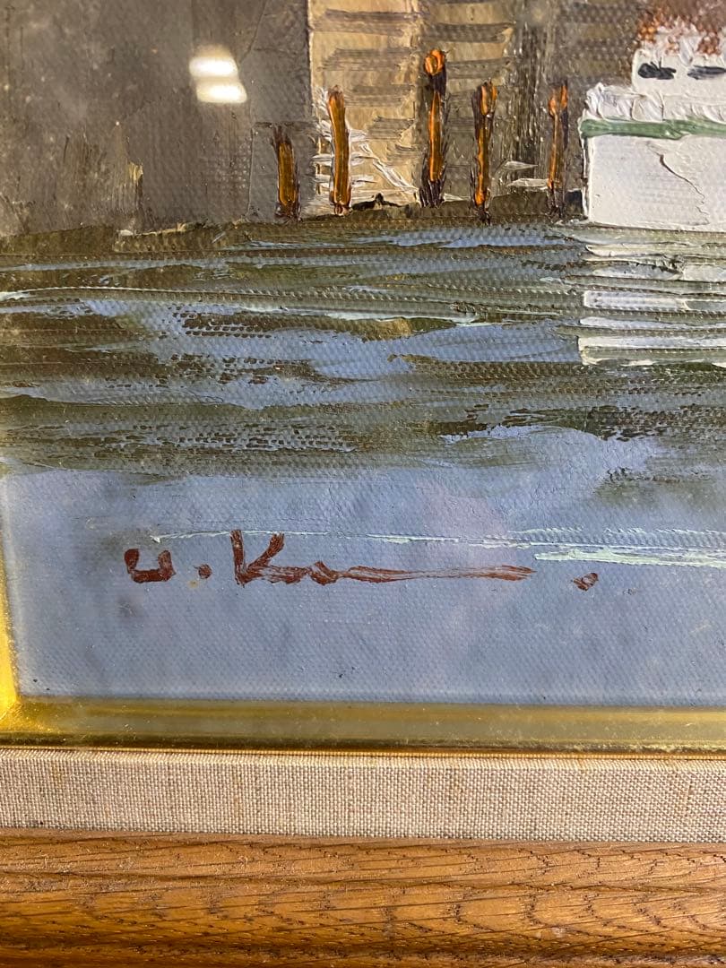 風景画 ブルージュ 黒沢久