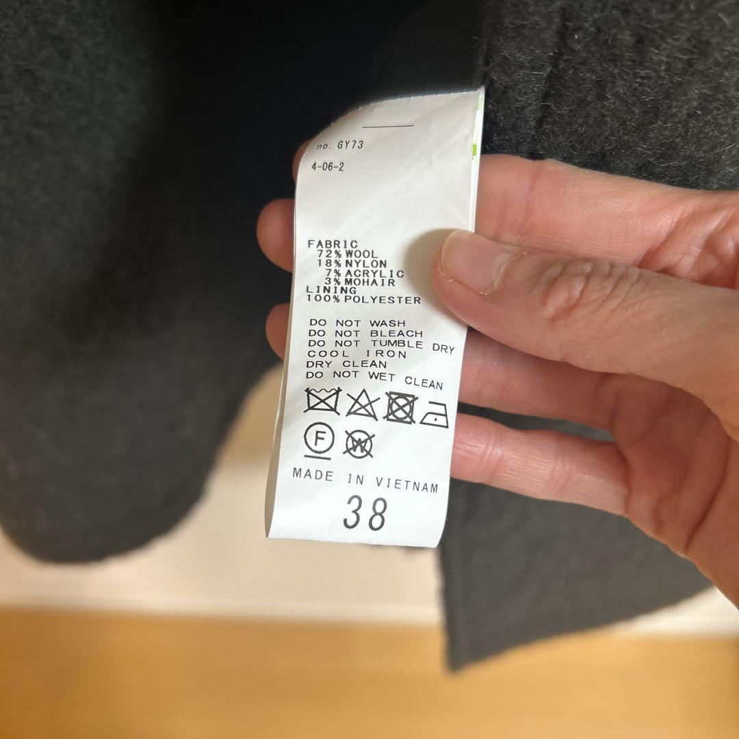 Spick & Span ミドルシャギーコート　38