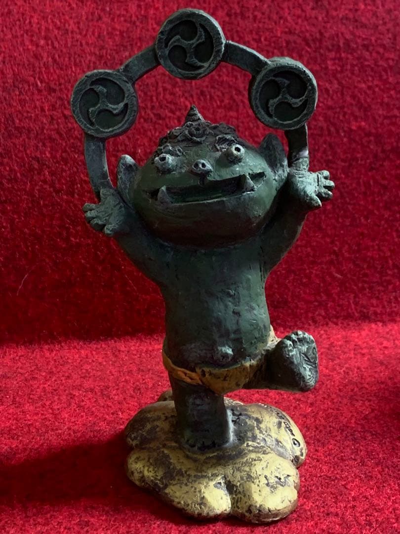 セトクラフト ヴィンテージ　鬼っ子置物３体セット 縁起物 開運 魔除け 節分