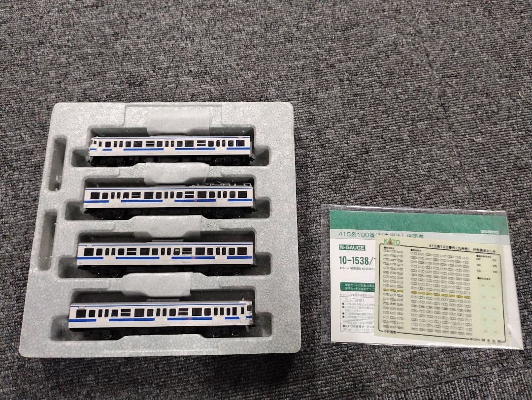 KATO 10-1539 415系100番代（九州色）4両増結セット 動力組み込