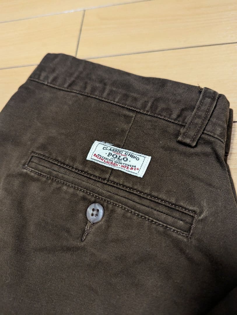 00s　ポロラルフローレン　ポロチノ　チノパン　ブラウン　ANDREW PANT