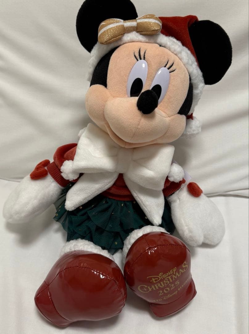 ディズニー クリスマス 2025 ミニー ぬいぐるみ ぬいぐるみバッジ ぬいば