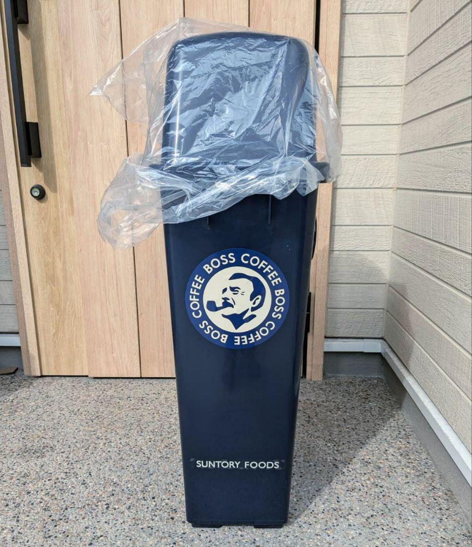 【激レア】非売品サントリーBOSS ゴミ箱 空き缶入れ SUNTORY　送料込