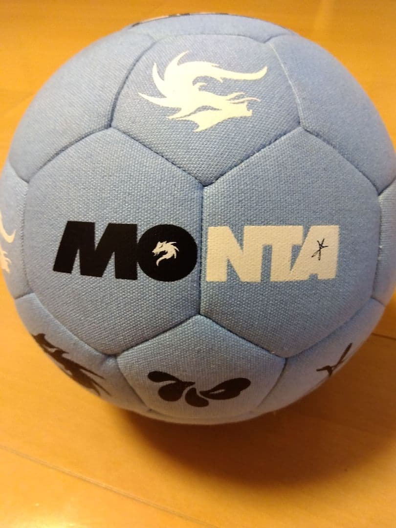 MONTA オリジナルストリートサッカーボール 水色