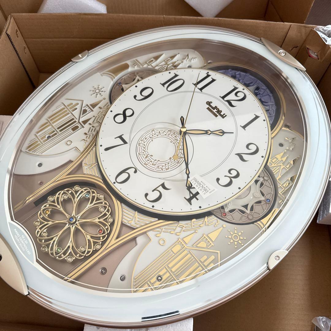 電波からくり時計 スモールワールドノエルN 4MN539RH03