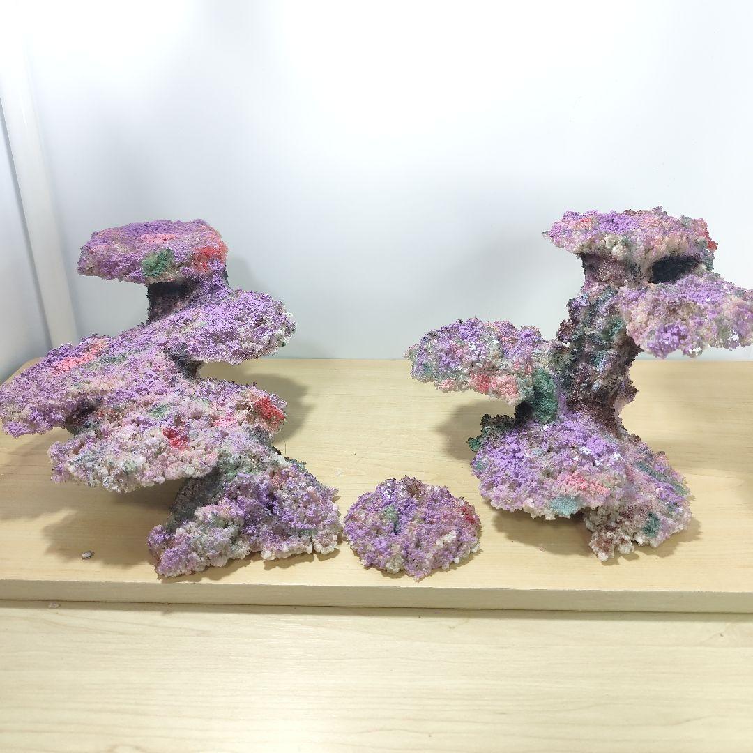 新品アク抜き不要 分離型人工ライブロック 60cm海水水槽用 レプリカ 多孔質3