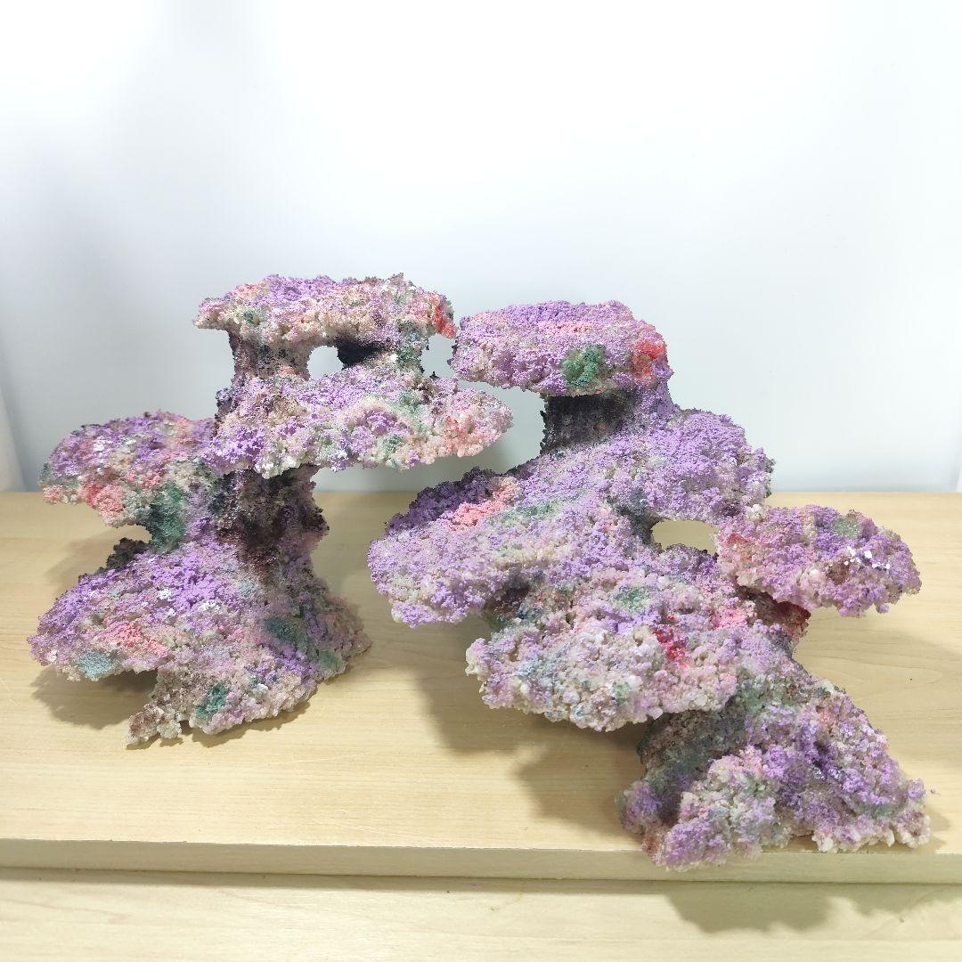 新品アク抜き不要 分離型人工ライブロック 60cm海水水槽用 レプリカ 多孔質3