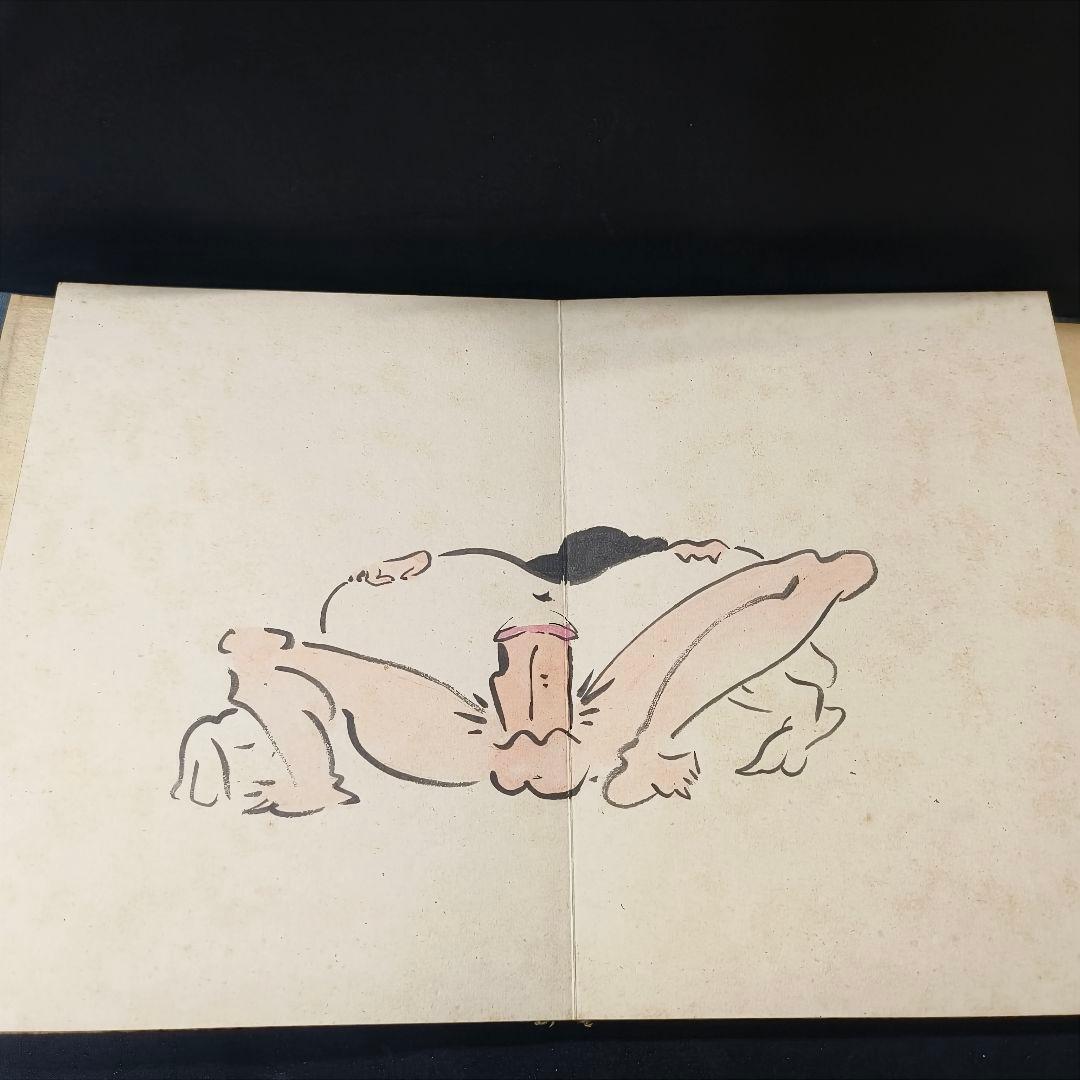 日本絵画 肉筆春画 天理教 御教祖傅 謹演 全14枚 古美術品 桐箱付 和骨董