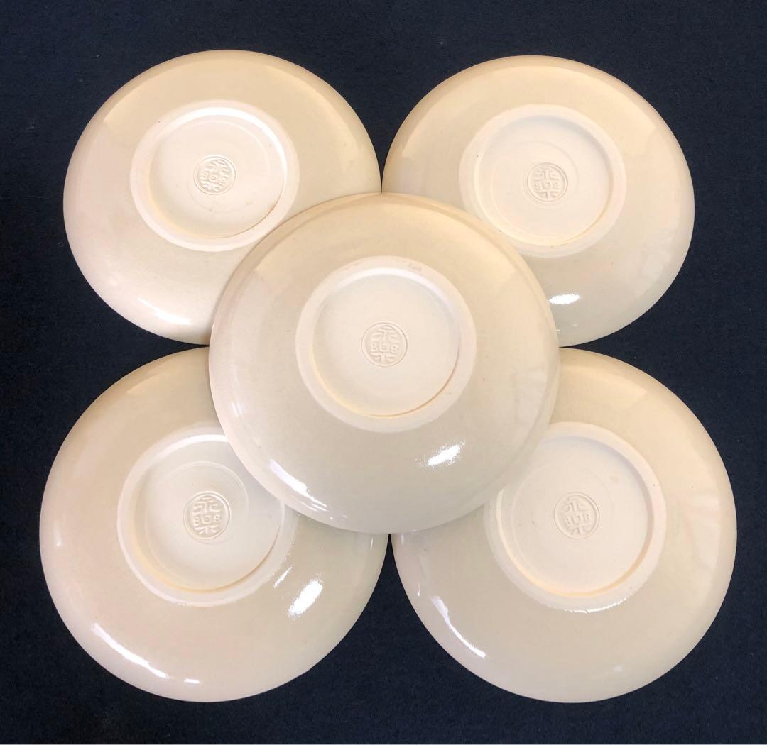 《R》仁清写菊 銘々皿5客 永楽善五郎造 共布 共箱 251208お4