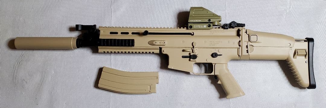 東京マルイ　スカー　電動ガンボーイズ　ネイビーシールズ　デザート　改修品　10禁