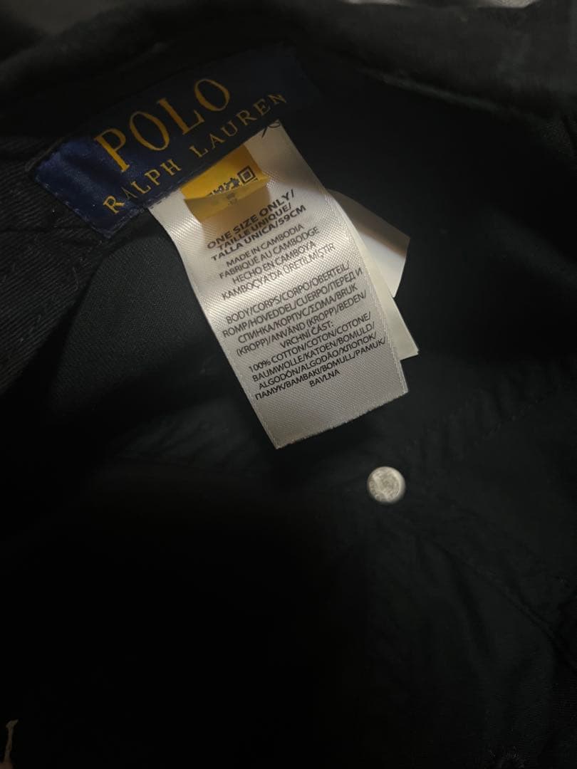定価12100円 新品未使用　国内正規品　POLO ブラックキャップ