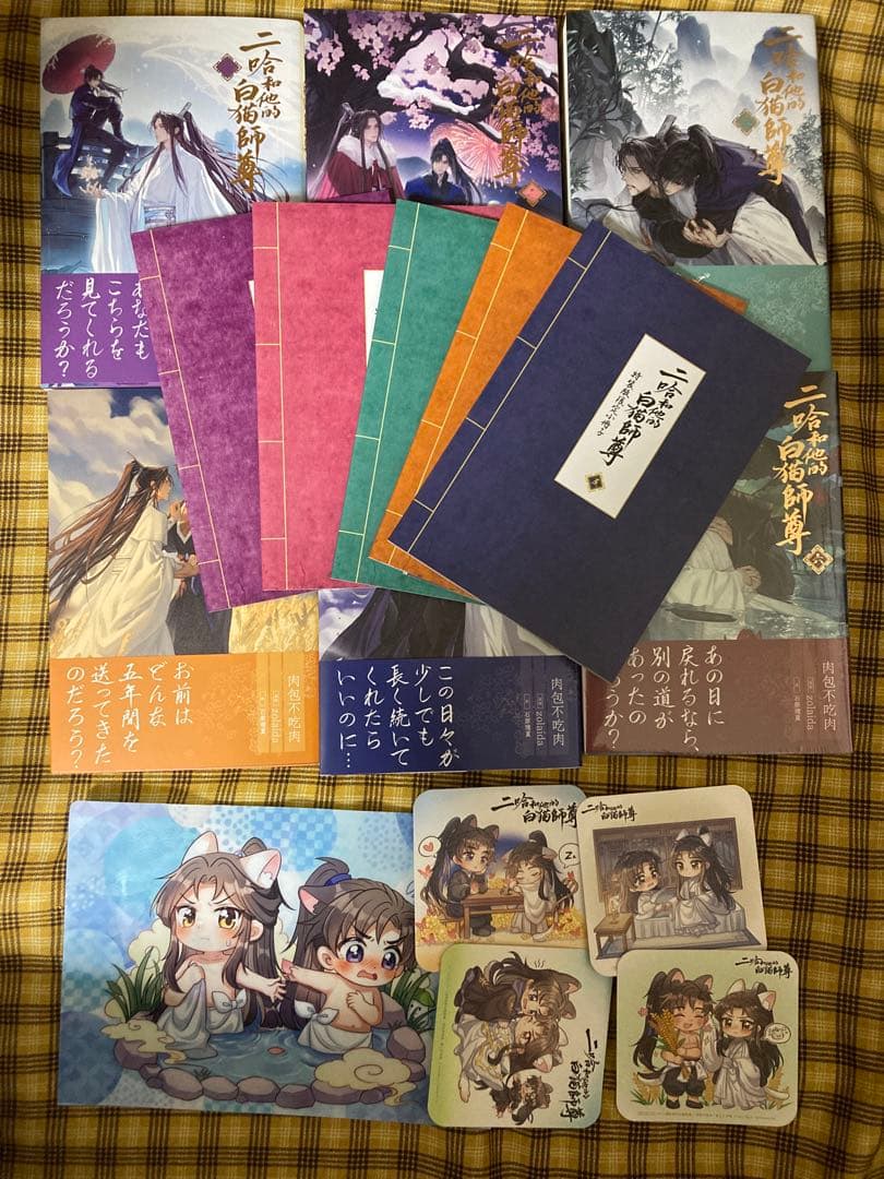 二哈和他的白猫師尊小説1〜6巻特装版小冊子付き