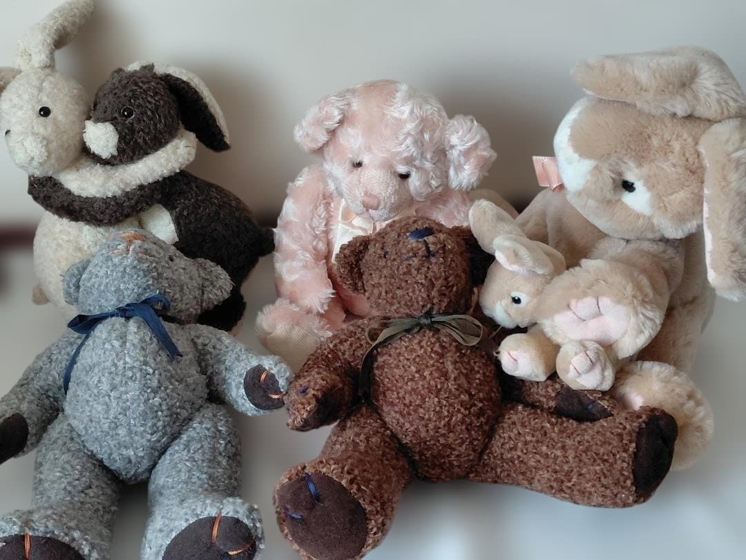 【ぬいぐるみセット ６体】 クマとウサギ