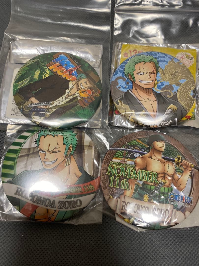 東京ワンピースタワー ロロノア・ゾロ 缶バッジ トレジャーハンティング