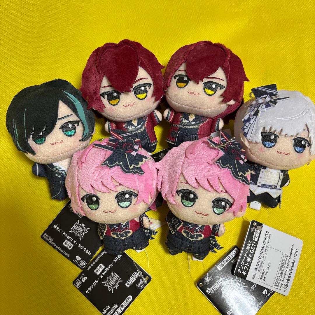 騎士X Knight Ｘ　2.5次元 ちびぐるみ　ぬいぐるみ　6個セット