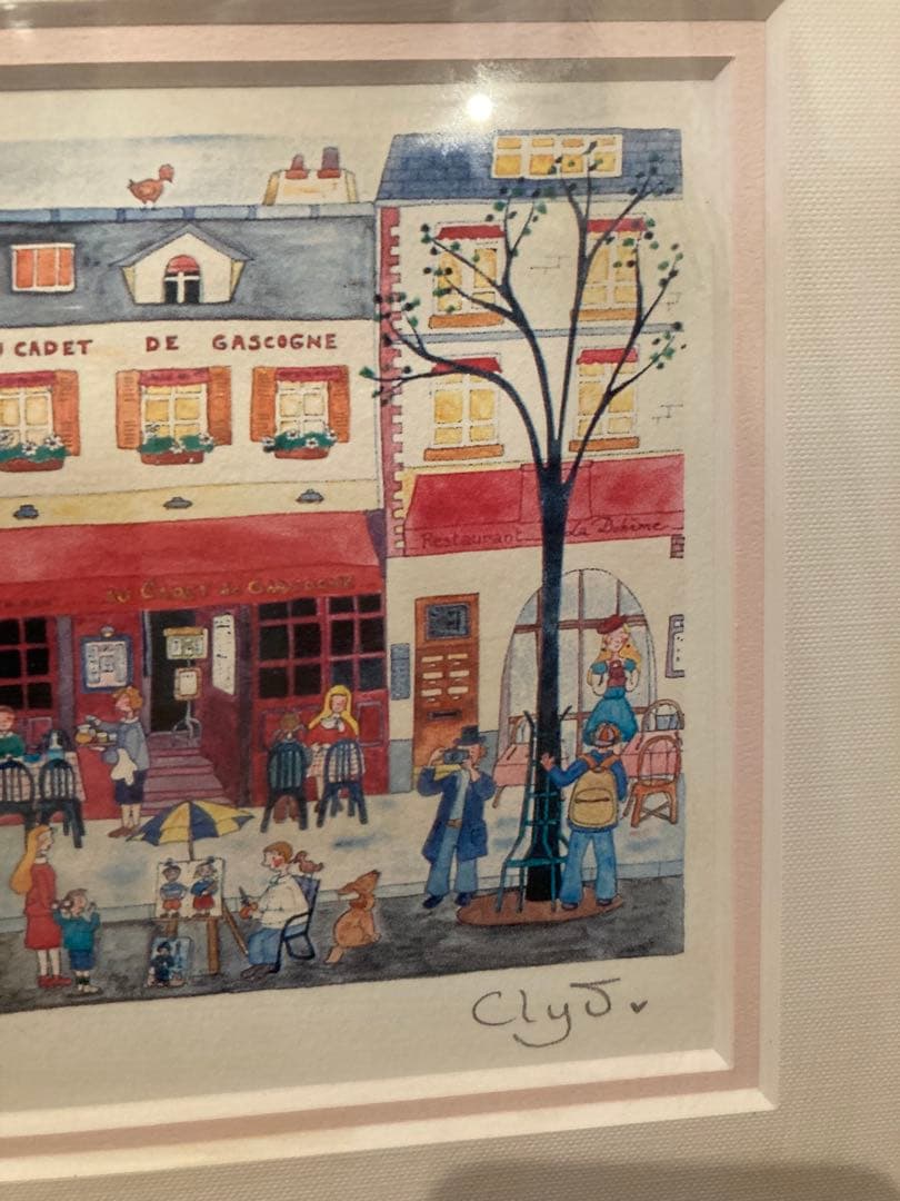 クリーブ　Clyv 版画　サイン