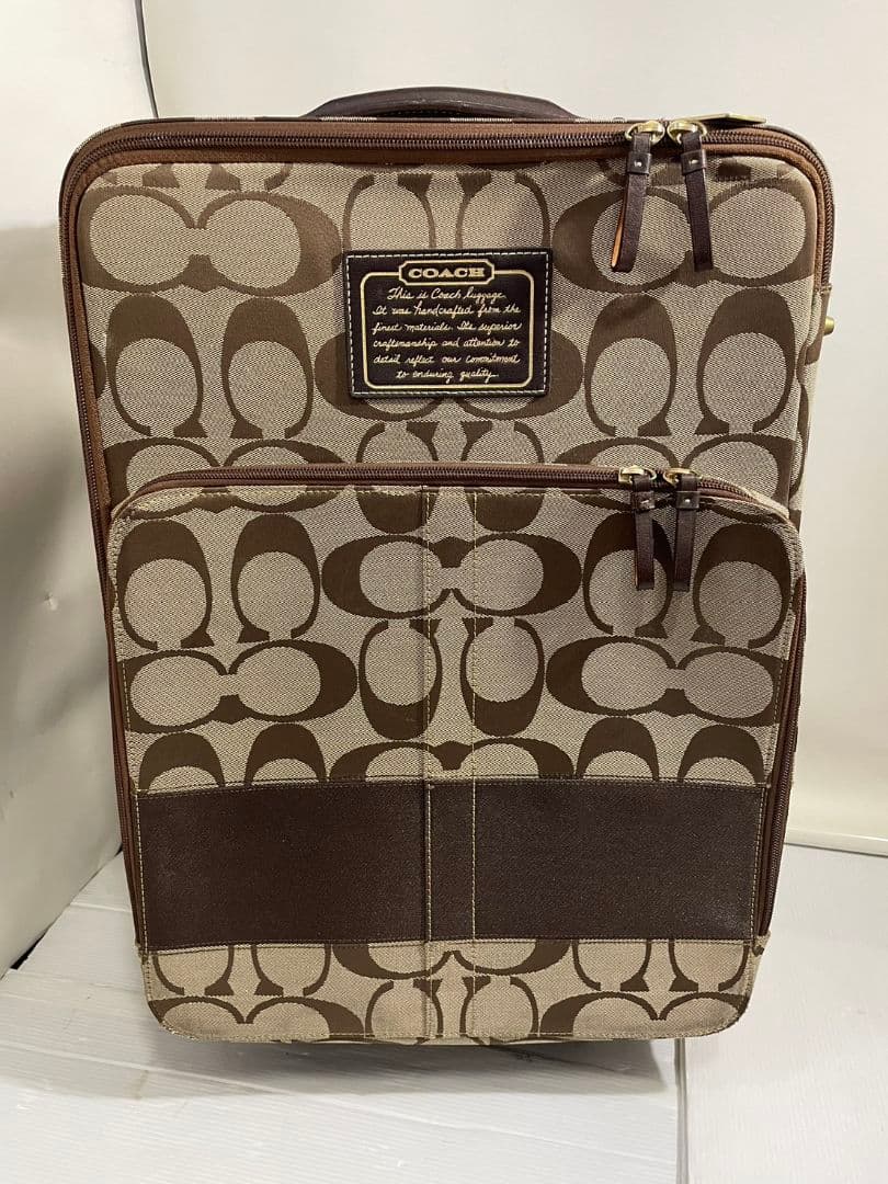 COACH ロゴパターン キャリーケース