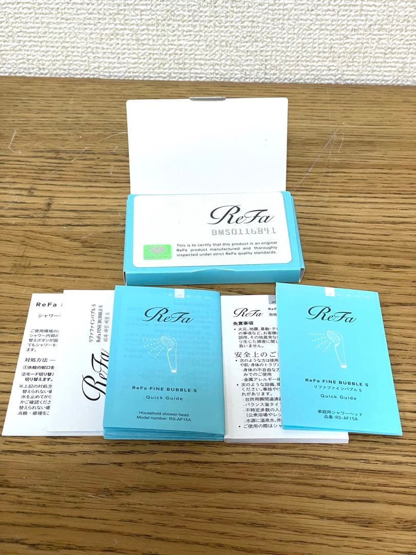 美品 Refa リファ ファインバブルS シャワーヘッド RS-AF15A