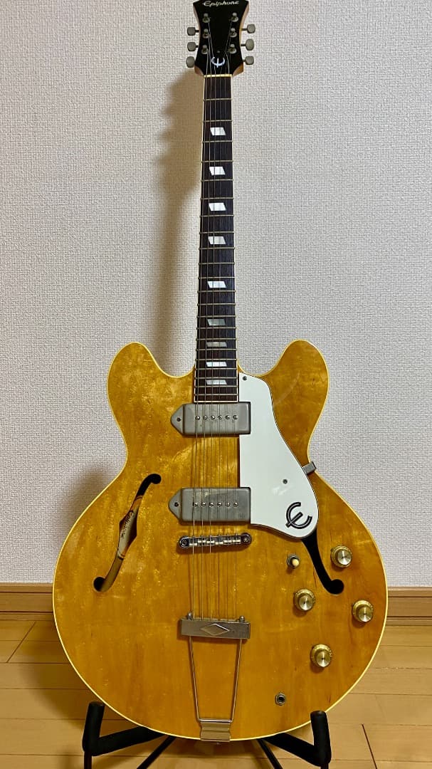 Epiphone Casino エピフォン カジノ 極上バーズアイ オレンジ