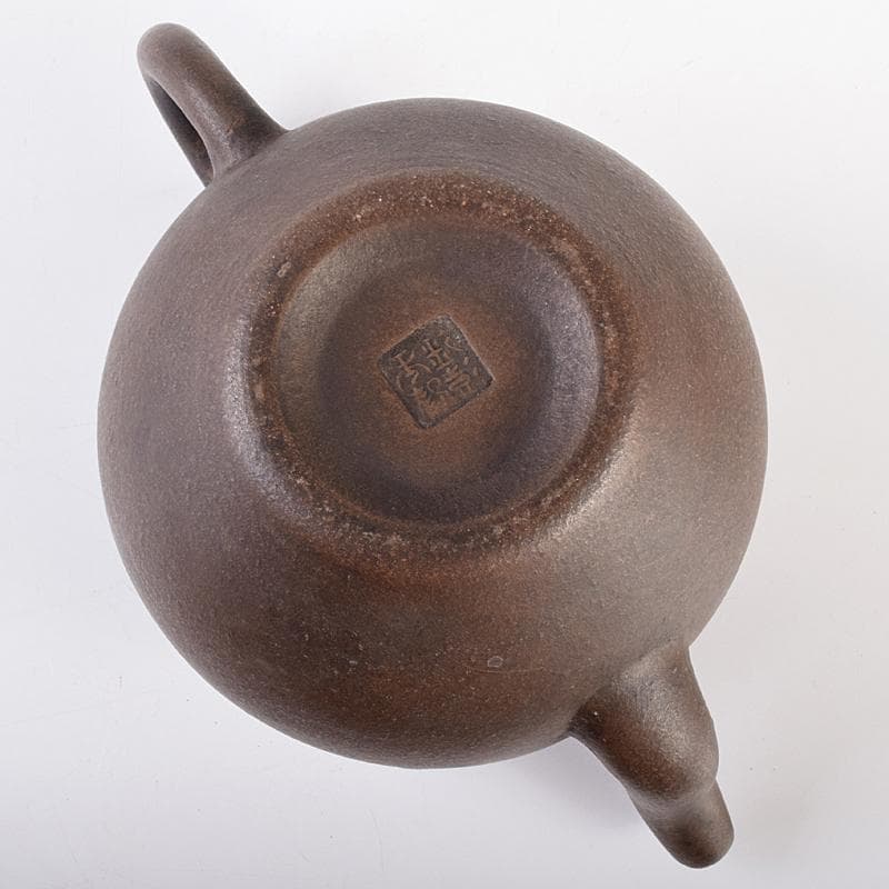 中国　紫砂　朱泥　急須　茶壷　在銘　M　R7711