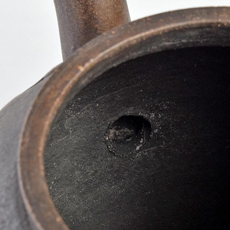 中国　紫砂　朱泥　急須　茶壷　在銘　M　R7711