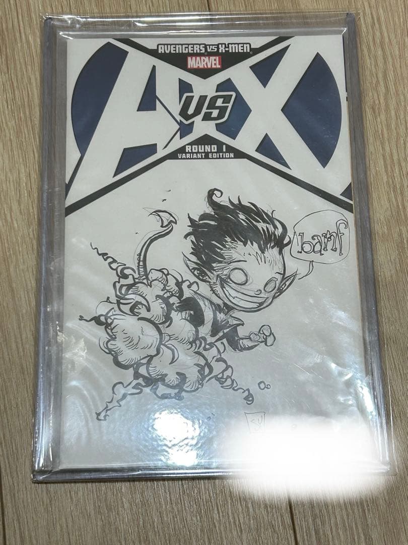 スコッティヤング先生　直筆イラスト　ナイトクローラー　アメコミ