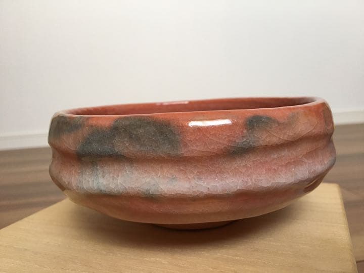 佐々木昭楽　赤楽茶碗