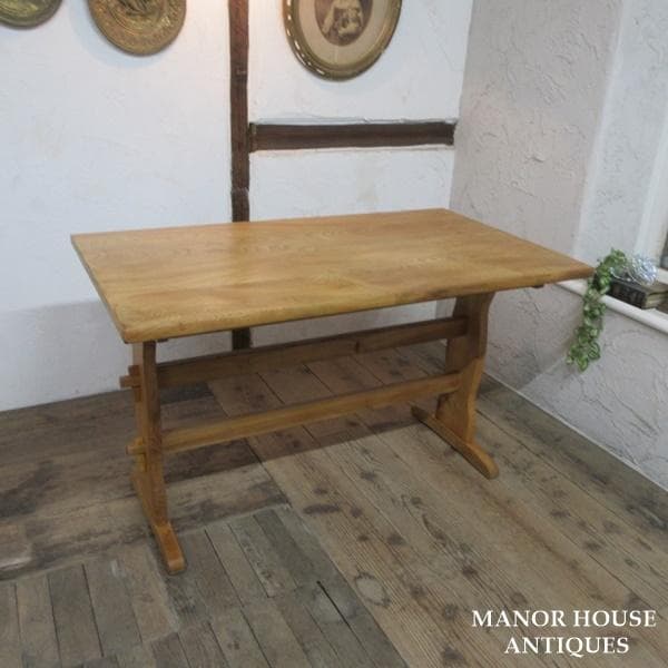 イギリス アンティーク 家具 リフェクトリーテーブル ダイニング 6153e