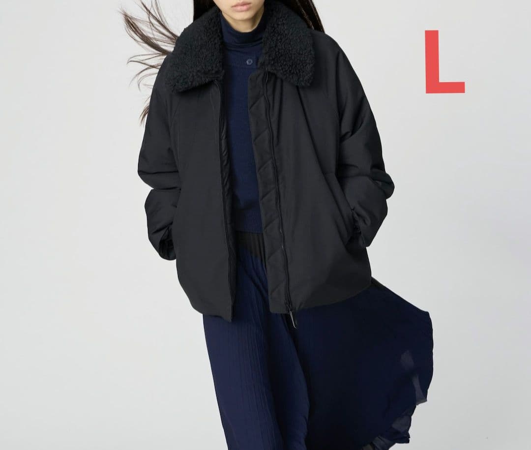 ユニクロC パフテックジャケット ブラック L 新品タグ付き