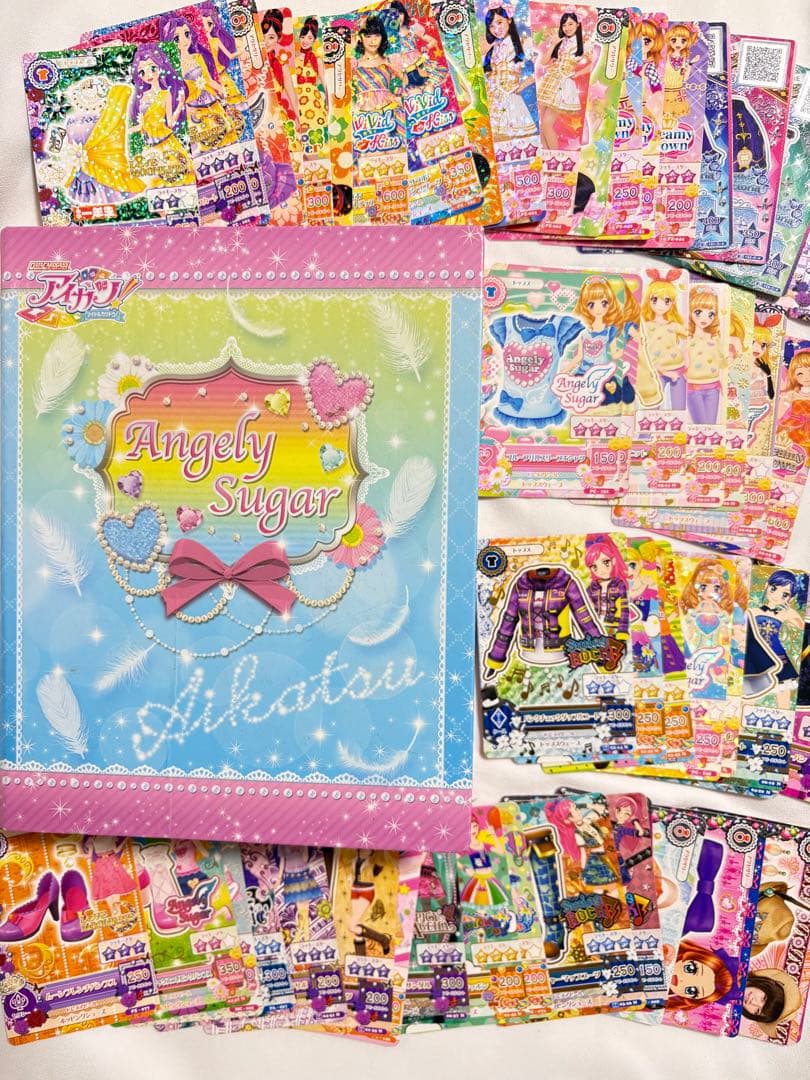 アイカツ　エンジェリーシュガー バインダー　アイカツカード56枚　まとめ売り