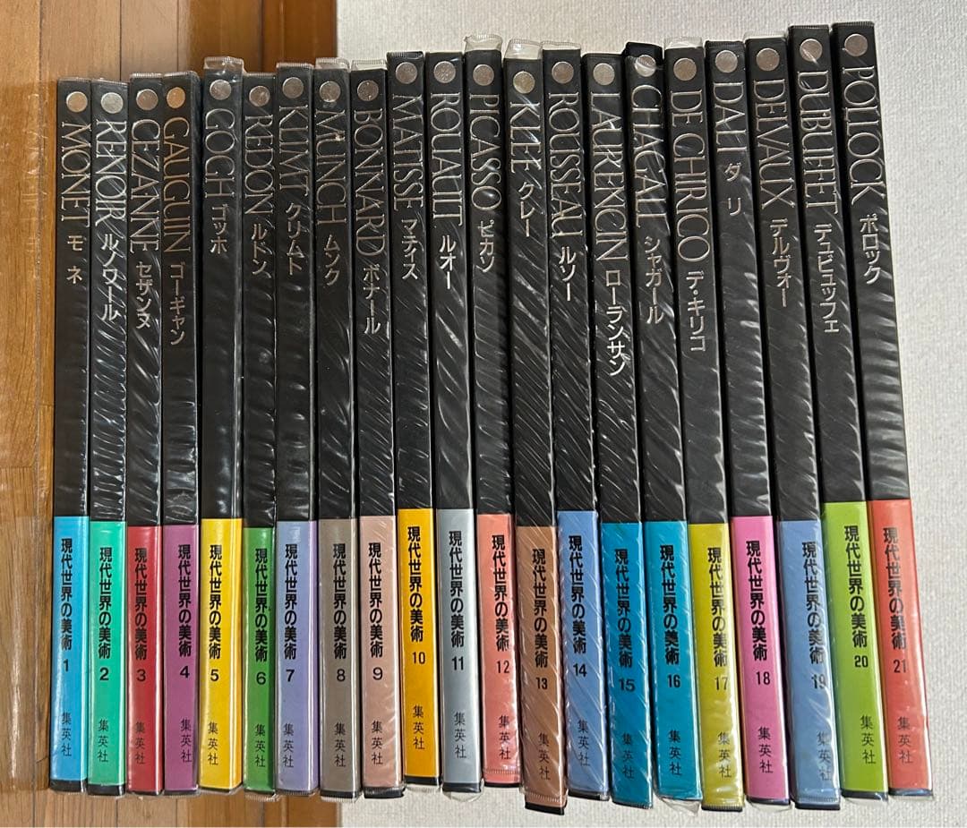 お得　集英社アートギャラリー 現代美術の巨匠シリーズ全21巻