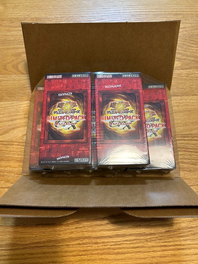 遊戯王デュエルモンスターズオシリスレッド未開封5箱