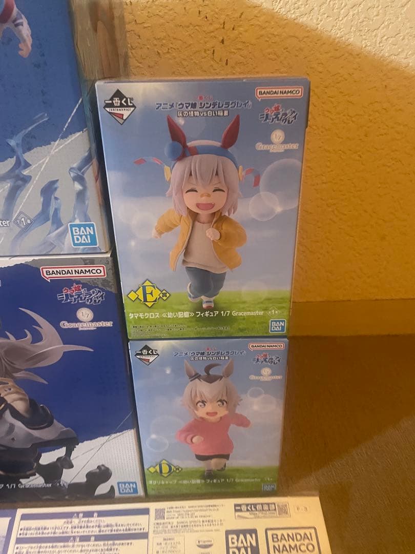 明*香様 一番くじウマ娘A賞B賞Ｄ賞Ｅ賞オグリキャップタマモクロスフィギュア4体