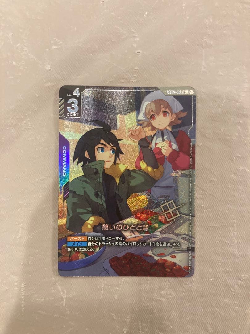 ガンダムカードゲーム　憩いのひととき　パラレル