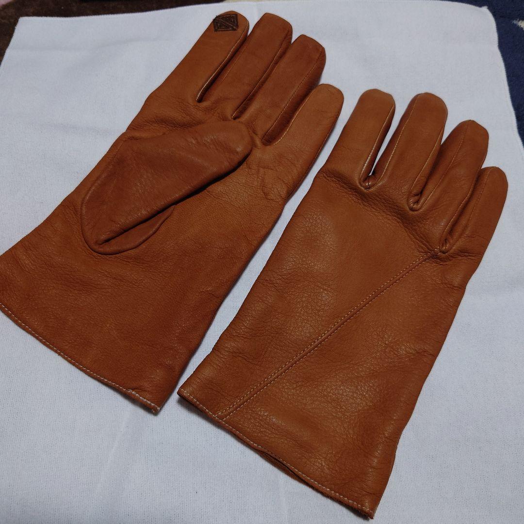 SOH 鹿革 手袋 ブラウン