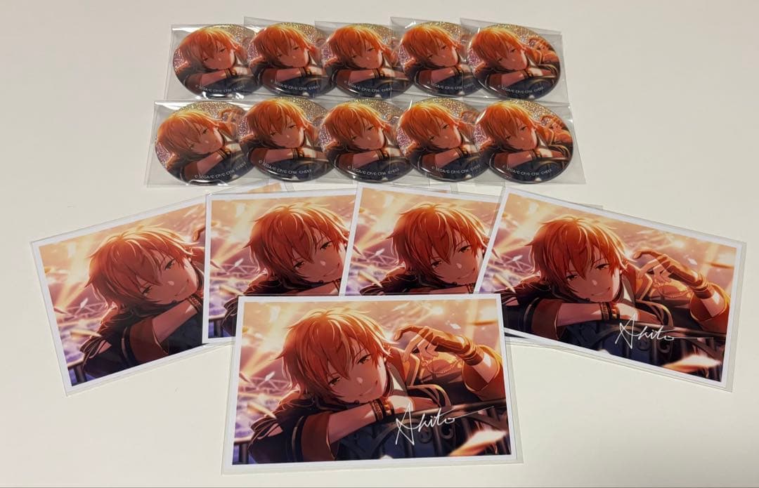 あんスタコラボ 彰人 缶バッジ ブロマイド