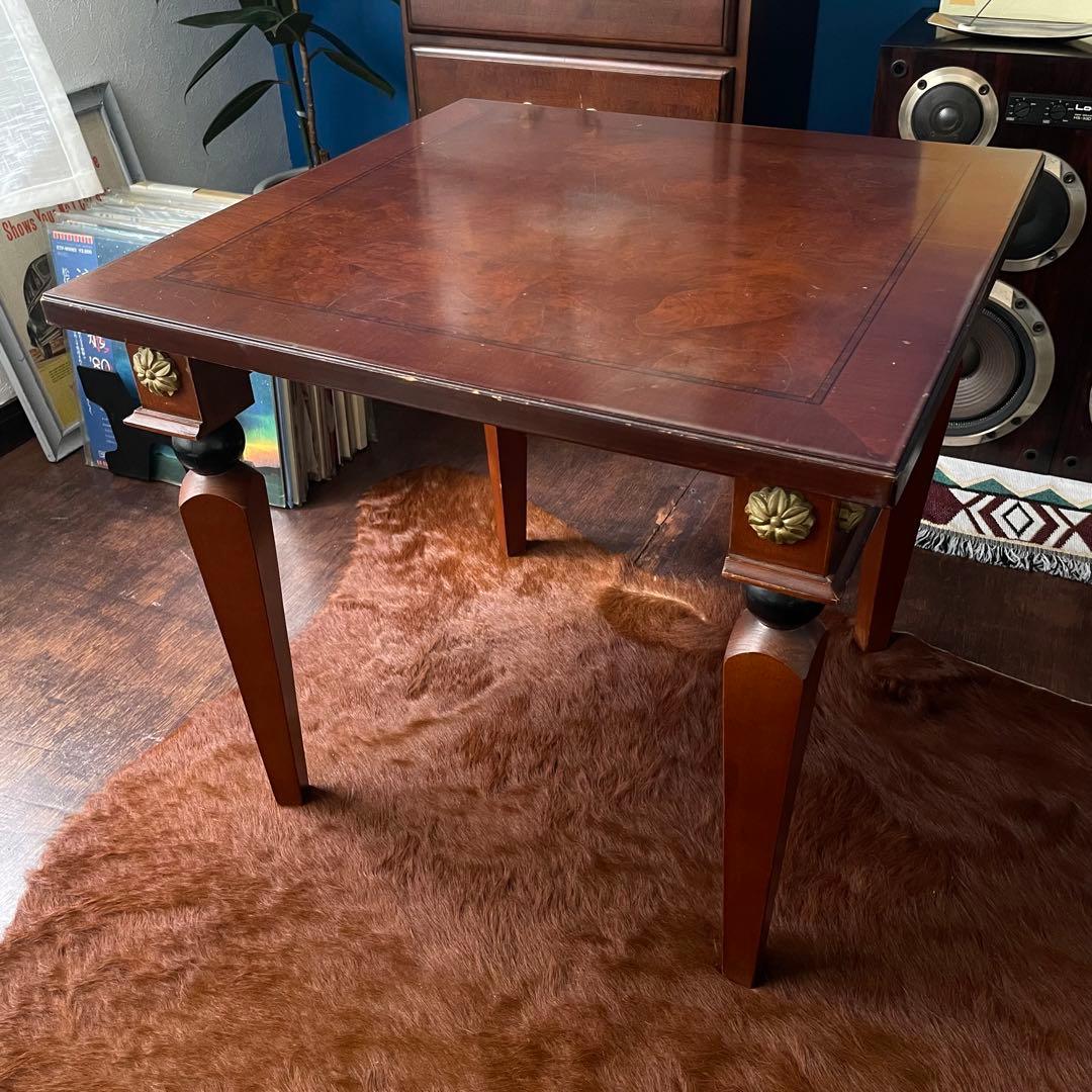 アンティーク サイドテーブル 花台 木製