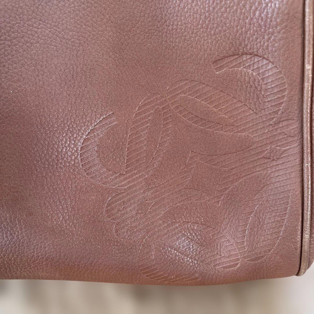 LOEWE アナグラム 2way ショルダーバック 肩掛け 巾着 レザー