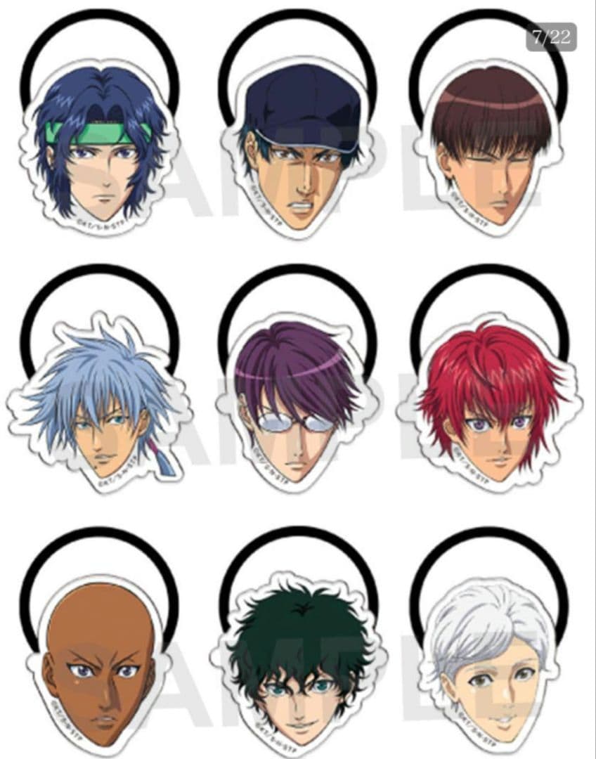 テニプリ 生首ヘアゴム 立海 コンプリートセット