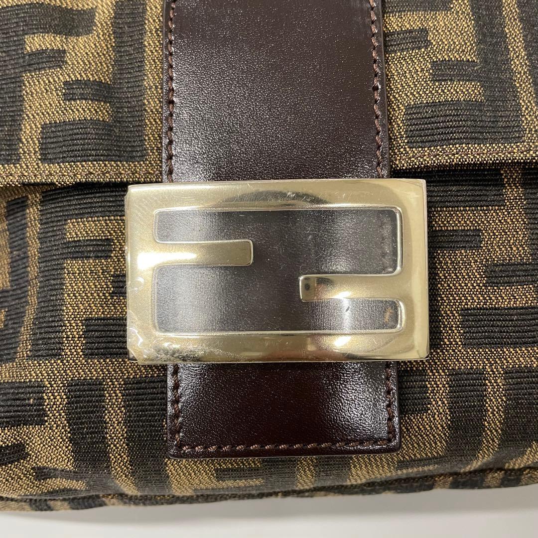 【TK】FENDI フェンディ マンマバケット ワンショルダーバッグ ズッカ柄