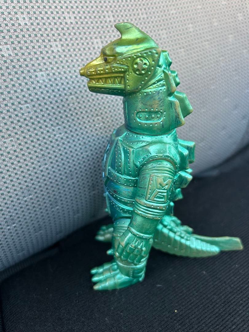 メカゴジラ　当時物　ブルマァク　ソフビ　珍色　レアカラー