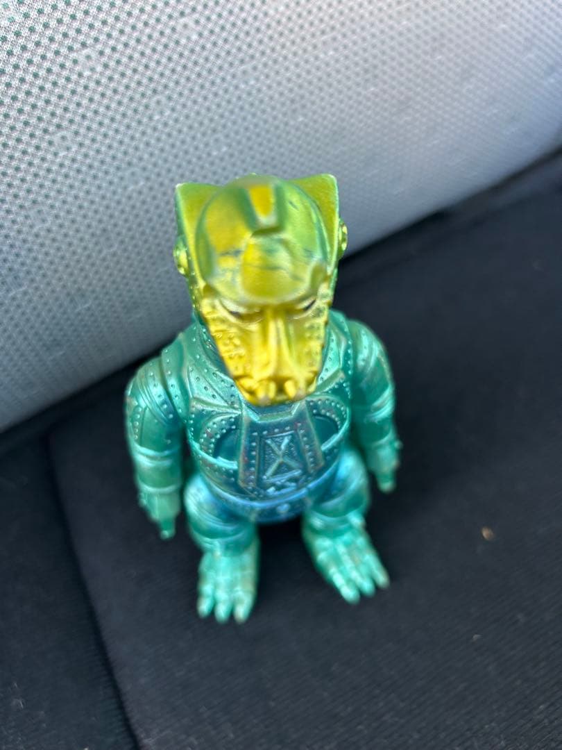 メカゴジラ　当時物　ブルマァク　ソフビ　珍色　レアカラー