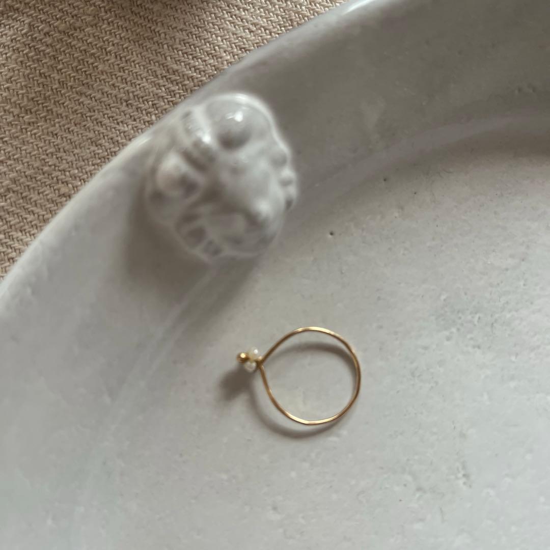 muugi様　Atelier d’antan アトリエダンタン パールリング