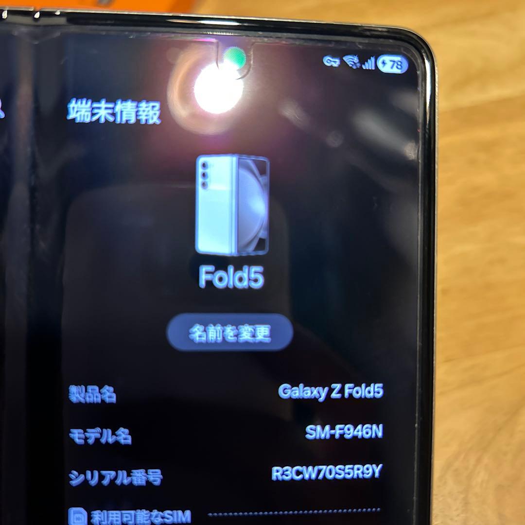Samsung Galaxy Z Fold5 純正カバー　ペン付き 512G