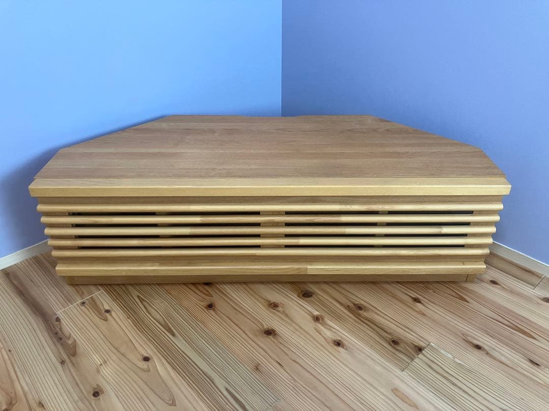 コーナー型　木製　テレビ台　タンスのゲン　ダリア　大川家具