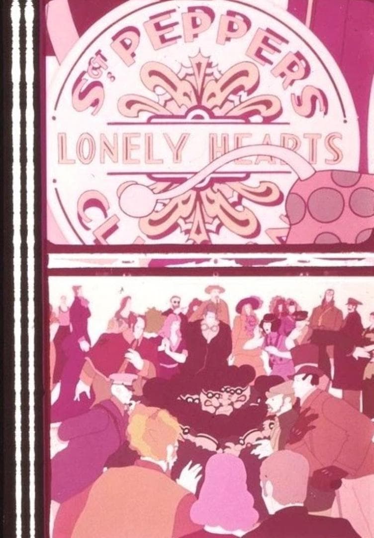 ビートルズ：イエローサブマリン 35mm映画フィルム 連続５コマ Beatles