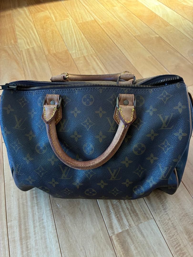 訳あり Louis Vuitton ダークブラウン ハンドバッグ
