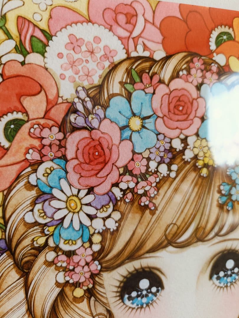 高橋真琴　複製原画 パリジェンヌ 薔薇の少女