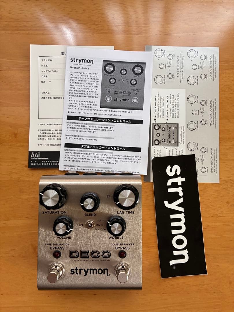 Strymon Deco(未使用に近い)